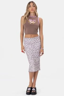 Adika Clothing Slinks Mesh Midi Skirt