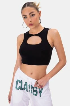Adika OUTLET Tanks Cut-Out Cropped Top
