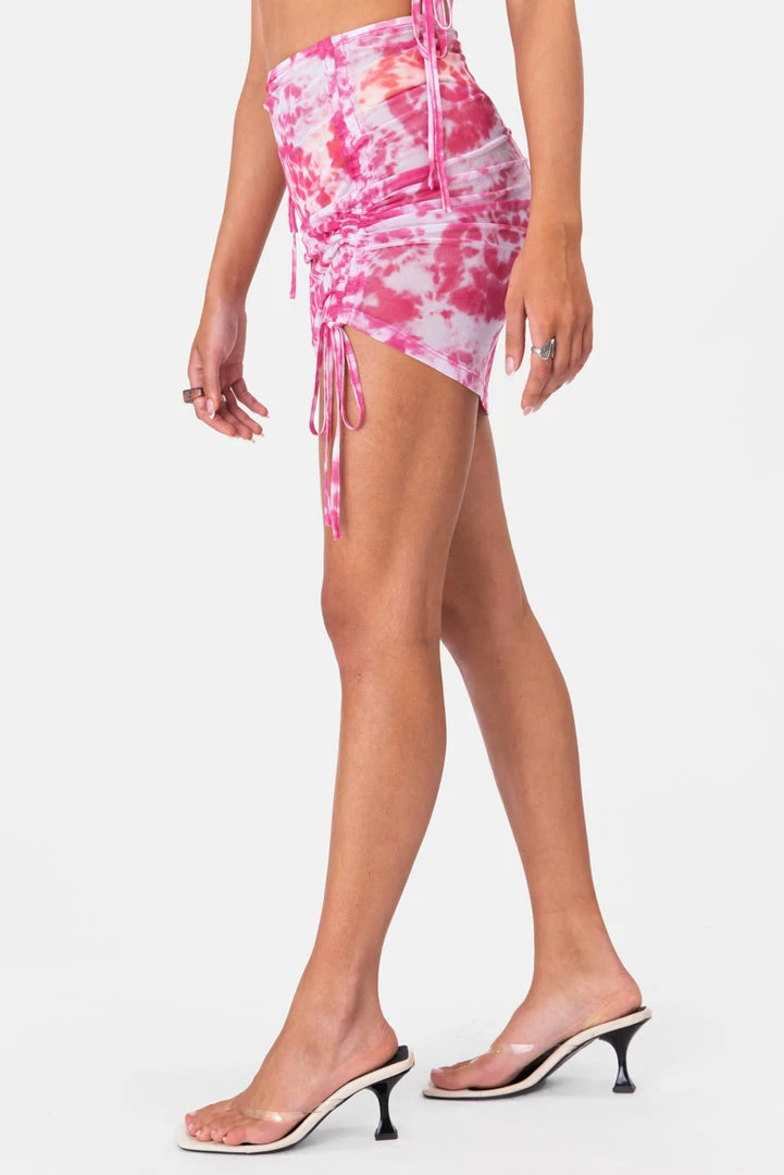 Best Sale 😀 Adika Clothing Byron Tie-Dye Mesh Mini 👗 Skirt ✨ 3 Adika Clothing Byron Tie-Dye Mesh Mini Skirt