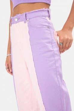 Discount 😀 Adika Cranberry Color Block 👖 Jeans | STRAIGHT 🥰 7 Adika Cranberry Color Block Jeans | STRAIGHT