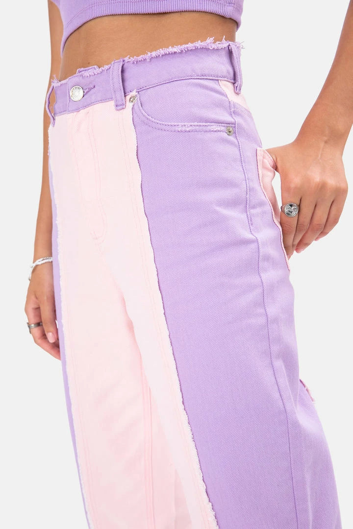 Discount 😀 Adika Cranberry Color Block 👖 Jeans | STRAIGHT 🥰 3 Adika Cranberry Color Block Jeans | STRAIGHT