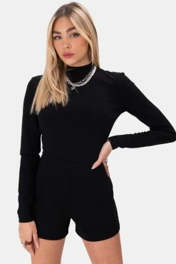 Adika Waltz Open-Back Romper