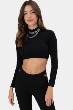 Adika Halo Open-Back Crop Top