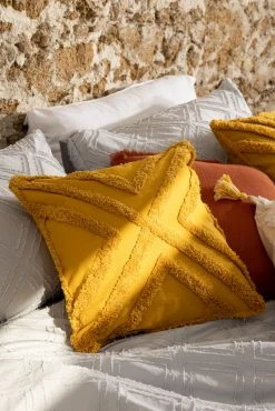 Adika Splendor Tufted Square Pillow Cover