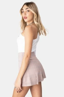 Adika Ribbed One-Shoulder Cut-Out Top OUTLET