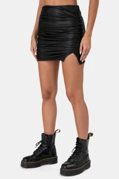Buy ✔️ Adika Ziggy Faux Leather Mini 👗 Skirt ✨ 7 Adika Ziggy Faux Leather Mini Skirt
