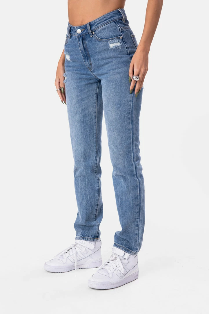 Outlet 👏 Adika Toxie Ripped 👖 Jeans | STRAIGHT Clothing ✨ 3 Adika Toxie Ripped Jeans | STRAIGHT Clothing