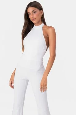 Adika OUTLET Torina Halter Flared Jumpsuit