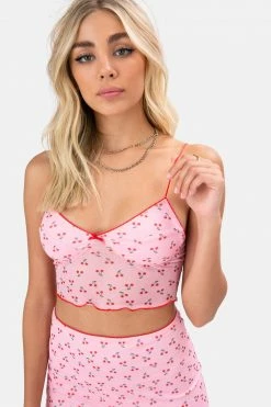 Adika Cherries Crop Top Y2K Fever
