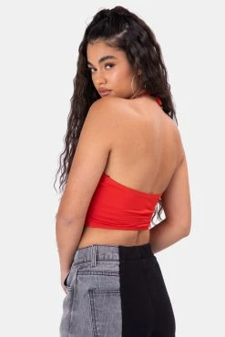 Adika Torch Cut-Out Halter Top OUTLET