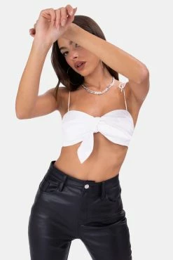 Budget 🤩 Adika OUTLET Rimes Front-Knot Bralette Top 🤩 8 Adika OUTLET Rimes Front-Knot Bralette Top