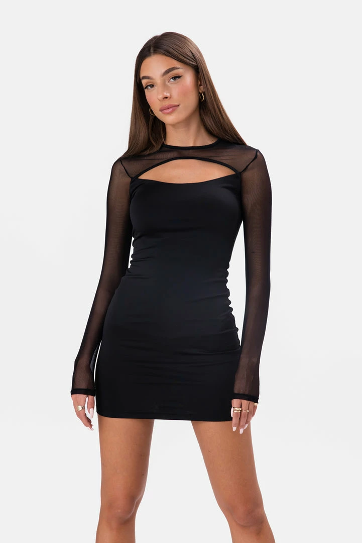 Wholesale 😉 Adika Jagger Mesh Shrug Mini 👗 Dress 😍 2 Adika Jagger Mesh Shrug Mini Dress