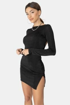 Adika Flirt Open-Back Mini Dress