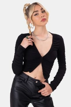 Adika Ramorize Ruched Crop Top