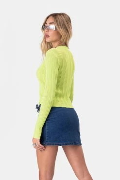 Best Pirce 👍 Adika Lucid Rib Knit Sweater OUTLET 👏 8 Adika Lucid Rib Knit Sweater OUTLET