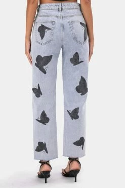 Adika OUTLET Butterfly Cropped Jeans | MOM