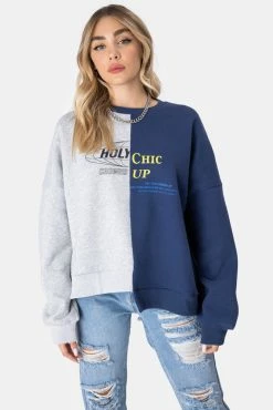 Adika HOLY CHIC Color-Block Sweatshirt OUTLET