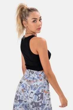 Deals 🌟 Adika Live Ribbed Cropped Tank Top 🔔 7 Adika Live Ribbed Cropped Tank Top