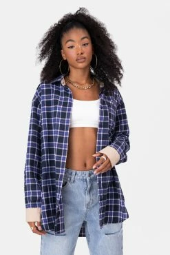 Adika OUTLET Dayton Oversized Plaid Shirt