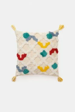 Adika Bunty Tufted Square Pillow Cover Home