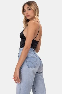 Adika OUTLET Lovely Satin Finish Bodysuit