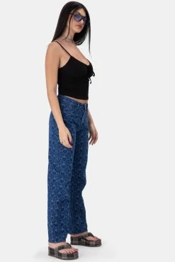 Adika Moritz Tie-Front Ribbed Top OUTLET