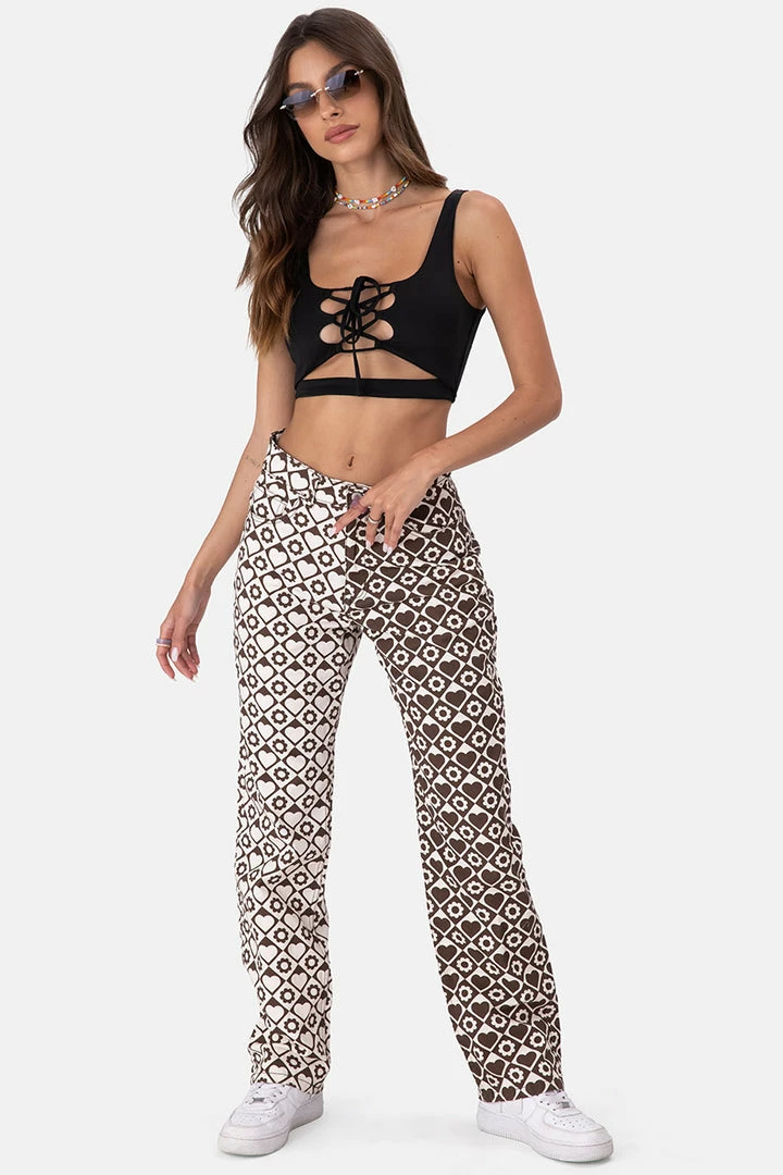 Wholesale 🥰 Adika Jackson Tie-Front Crop Top 😍 2 Adika Jackson Tie-Front Crop Top