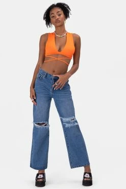 Adika Clothing Marquise Wrap Crop Top