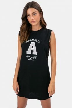 Adika OUTLET ALABAMA Metallic Studs Tee Dress