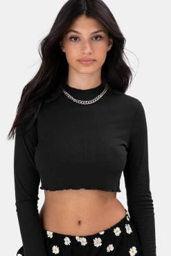 Adika Sanders Wavy Cropped Tee