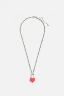 Adika Heart-Lock Necklace OUTLET