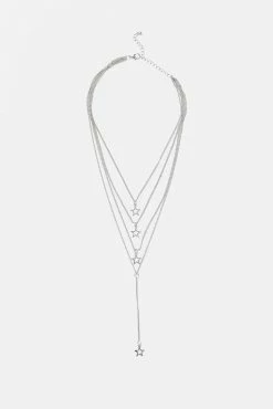 Adika Accessories Starry Layered Charm Necklace