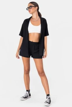 Best deal 🔔 Adika Bronx Crinkle Button-Down 👚 Shirt Clothing 🤩 8 Adika Bronx Crinkle Button-Down Shirt Clothing