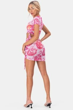 Best deal 🛒 Adika Clothing Byron Tie-Dye Mesh Crop Top ⌛ 8 Adika Clothing Byron Tie-Dye Mesh Crop Top