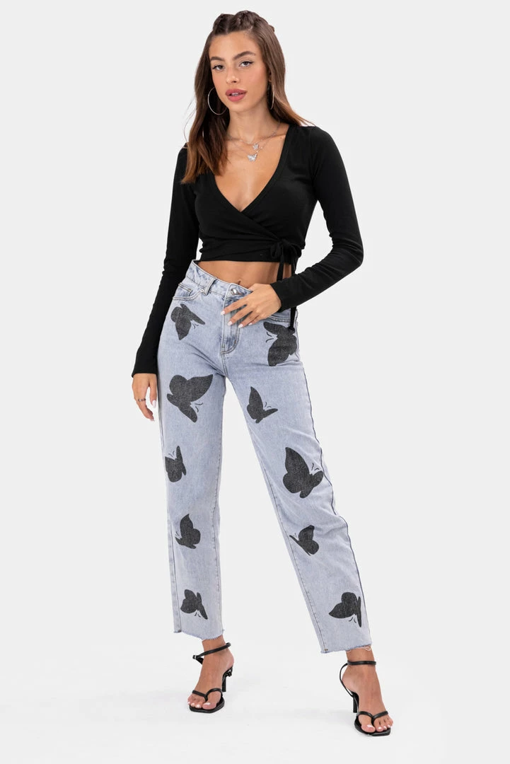 Promo ๐ Adika OUTLET Orchid Ribbed Wrap Top ๐ 2 Adika OUTLET Orchid Ribbed Wrap Top