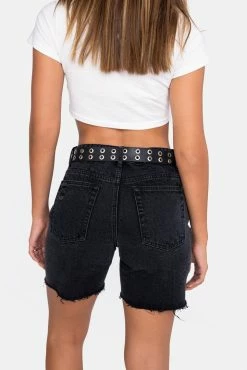 Outlet 🎉 Adika OUTLET Basil Ripped Denim Shorts ❤️ 8 Adika OUTLET Basil Ripped Denim Shorts