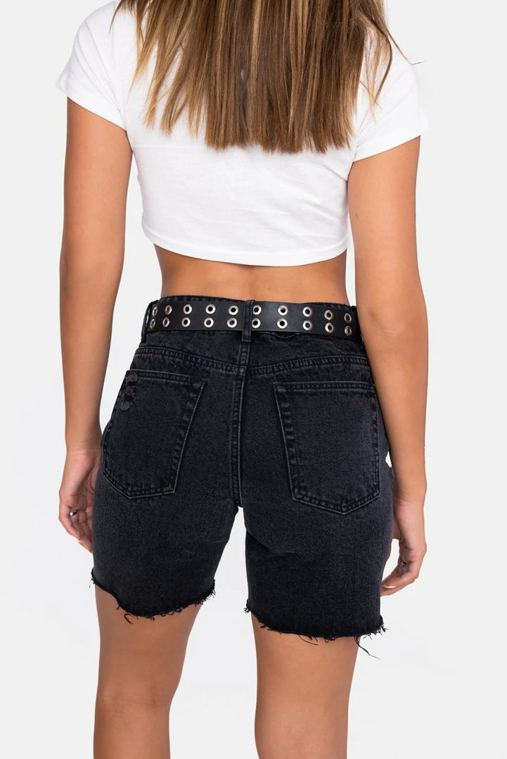 Outlet 🎉 Adika OUTLET Basil Ripped Denim Shorts ❤️ 4 Adika OUTLET Basil Ripped Denim Shorts