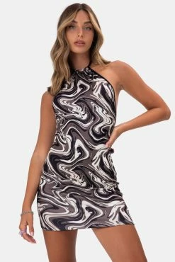 Adika Lamington Halter Mini Dress