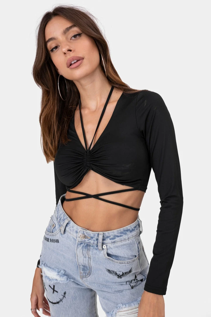 Best reviews of 🧨 Adika OUTLET Rico Ruched Crop Top 🤩 1 Adika OUTLET Rico Ruched Crop Top