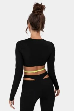 Adika Morello Crisscross-Straps Crop Top