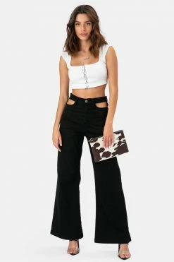 Adika OUTLET Harper Cut-Out Jeans | WIDE