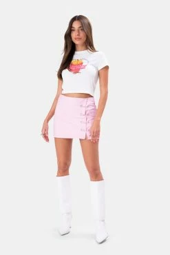 Adika Snapper Safety Pin Mini Skirt