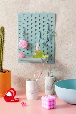 Adika Hansen Modular Wall Hanging Pegboard Home