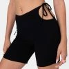 Adika Beans Side-Tie Biker Shorts