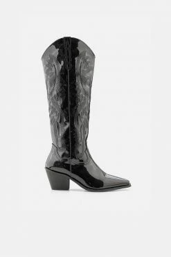 Adika Danton Patent Cowboy Boots