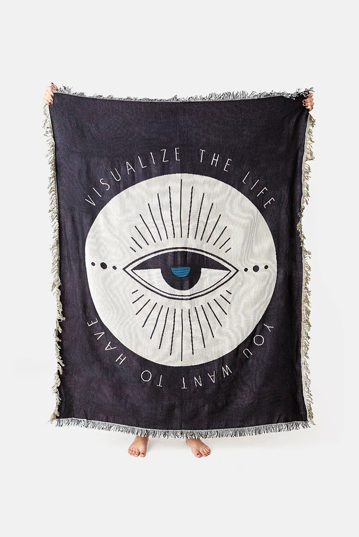 Buy 😀 Adika VISUALIZE Fringed Throw Blanket Home ❤️ 1 Adika VISUALIZE Fringed Throw Blanket Home