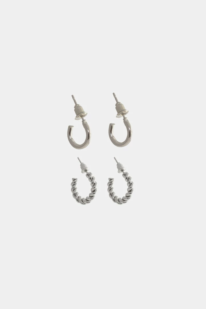 Hot Sale π Adika Accessories Houston 2-Pack Hoop Earrings β€οΈ 1 Adika Accessories Houston 2-Pack Hoop Earrings