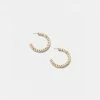 Adika Nature Weaved Straw Hoop Earrings Accessories