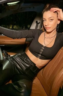 Adika OUTLET Clipperz Ribbed Crop Top