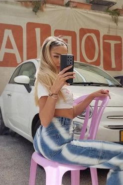 Adika Swirl Graffiti Print Cargo Jeans | WIDE